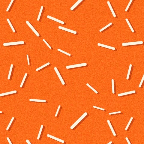 Mauro Orange 1 — seamless pattern